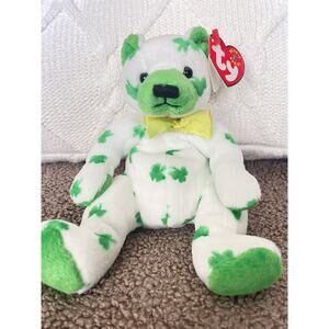 TY Beanie Baby Clover The Bear Stuffed Animal Plush New